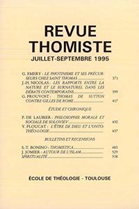 Revue Thomiste - 3/1995