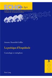 La Poétique d'Empédocle