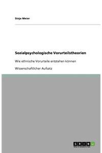 Sozialpsychologische Vorurteilstheorien