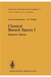 Classical Banach Spaces I: Sequence Spaces