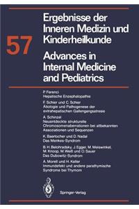 Ergebnisse Der Inneren Medizin Und Kinderheilkunde/Advances in Internal Medicine and Pediatrics