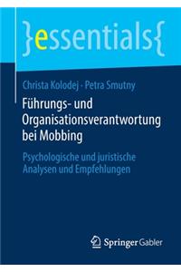 Führungs- und Organisationsverantwortung bei Mobbing