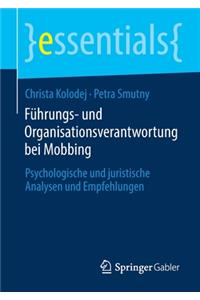 Führungs- Und Organisationsverantwortung Bei Mobbing