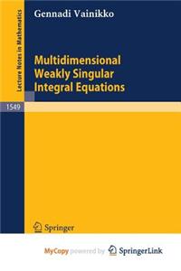 Multidimensional Weakly Singular Integral Equations