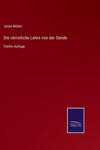 christliche Lehre von der Sünde