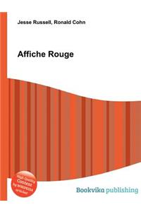 Affiche Rouge