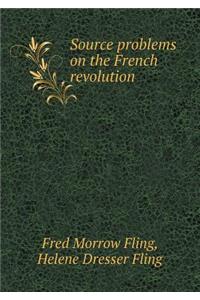 Source problems on the French revolution