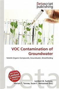 Voc Contamination of Groundwater