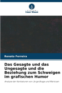 Das Gesagte und das Ungesagte und die Beziehung zum Schweigen im grafischen Humor