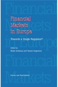 Financial Markets in Europe