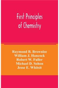 First principles of chemistry