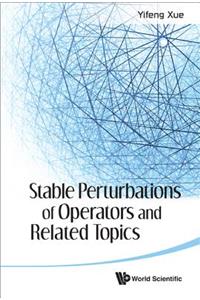 Stable Perturbations Of Operators And Related Topics
