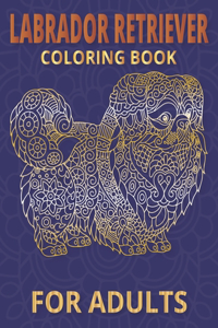 Labrador Retriever Coloring Book for adults
