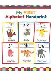 My First Alphabet Handprint
