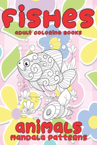 Adult Coloring Books Mandala Patterns - Animals - Fishes