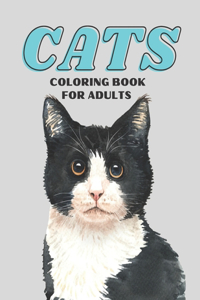 Cats Coloring Book For Adults