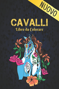Libro Colorare Cavalli