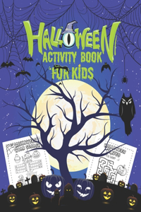 Halloween Activity Book for Kids