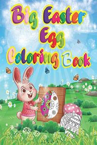 Big Easter egg coloring book