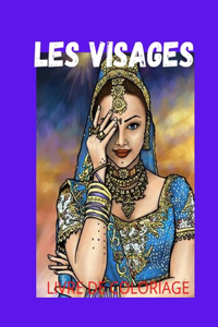 Les Visages Coloriage