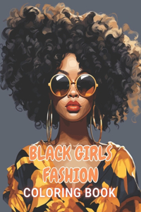 Black Girls Fashion Coloring Book