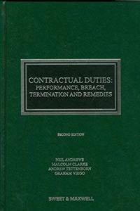 Contractual Duties: Performance, Breach, Termination and Remedies Hardcover â€“ 21 March 2017