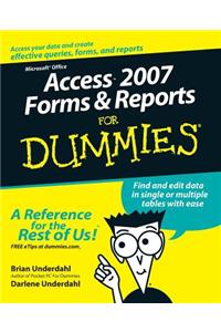 Access 2007 Forms and Reports for Dummies