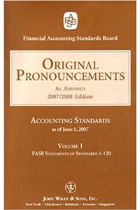 2007 Original Pronouncements (Accounting Standards Original Pronouncements)