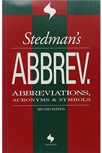 Stedman's Abbreviations, Acronyms and Symbols