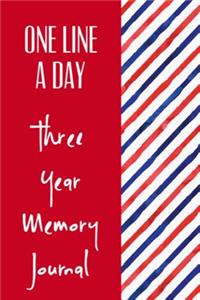 One Line A Day Three Year Memory Journal
