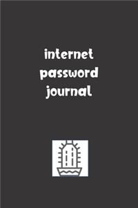 Internet Password Journal