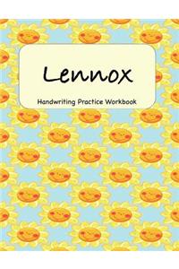 Lennox - Handwriting Practice Workbook