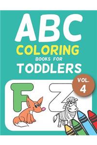 ABC Coloring Books for Toddlers Vol.4