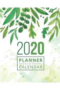 2020 Planner Weekly and Monthly