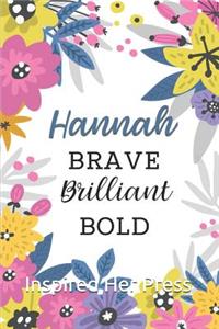 Hannah Brave Brilliant Bold
