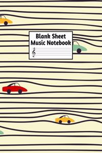 Blank Sheet Music Notebook