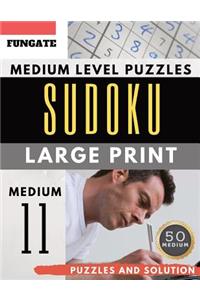 Sudoku Medium Level Puzzles Large Print