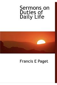 Sermons on Duties of Daily Life