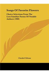 Songs of Favorite Flowers
