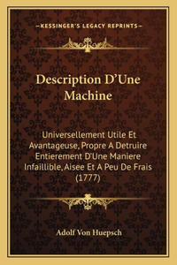 Description D'Une Machine