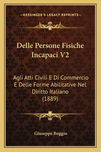 Delle Persone Fisiche Incapaci V2