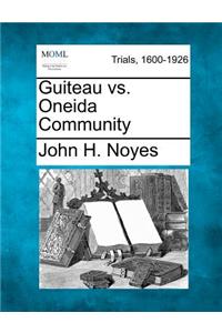 Guiteau vs. Oneida Community