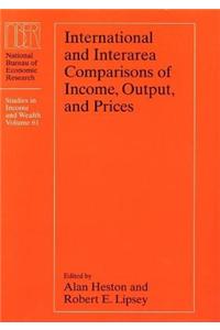 International and Interarea Comparisons of Income, Output, and Prices