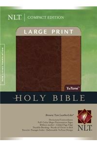 Large Print Bible-NLT-Compact