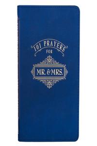 101 Prayers for Mr. and Mrs. Blue Lux-Leather