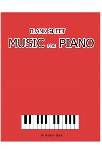 Blank Sheet Music For Piano
