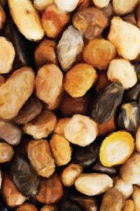 Pebbles Background Painted Notebook