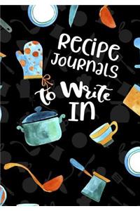 Recipe Journals to Write in