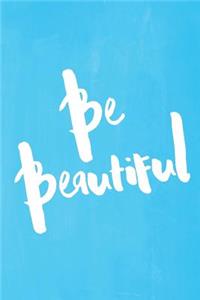 Chalkboard Pastel Journal - Be Series - Be Beautiful (Light Blue)