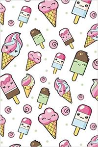 Pink and Green Ice Cream Kawaii Journal